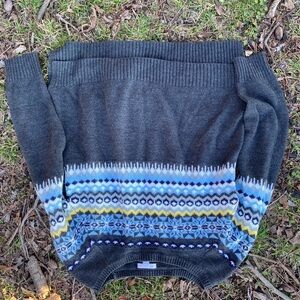 Fair Isle Nordic Sweater sz Large New York And Company Pullover